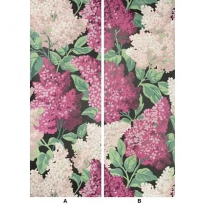 Floral Non-Pasted Matte Wallpaper Roll — Pink,Green,Cream