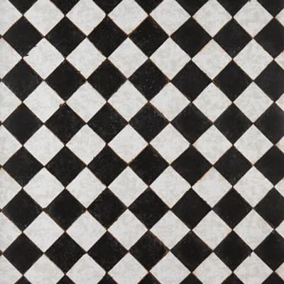 Vintage Check Textured Peel and Stick Wallpaper by Jeremiah Brent — Black;White