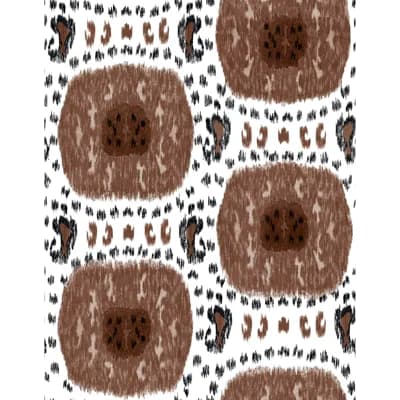 Libreria Geometric Vinyl Wallpaper Roll — Choco,Gris
