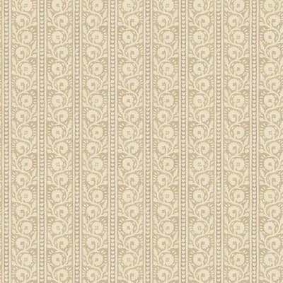 Floral 32.82' L x 27.58" W Wallpaper Roll — Parchment