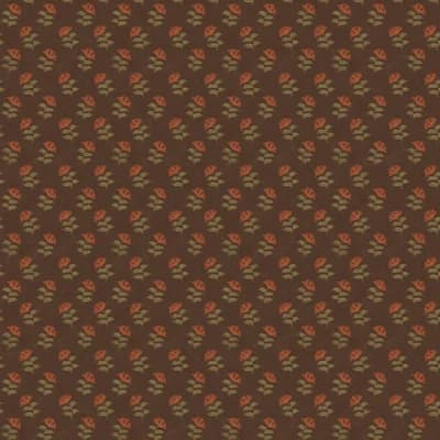 Print Club Mulberry Sprig 32.81' L x 27.56" W Wallpaper Roll — Espresso