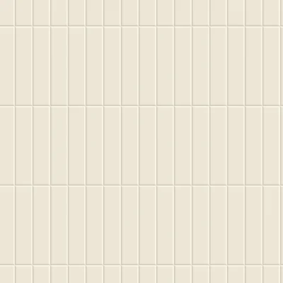 Tall Tiles - Wallpaper — Linen White