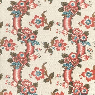 Benday 33' L x 27.56" W Wallpaper Roll — Red,Blue