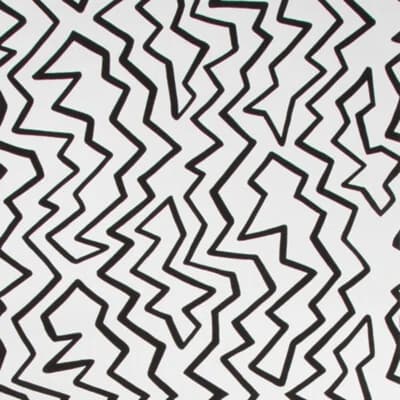 Kirk Brummel 30' L x 27" W Wallpaper Roll — Black,White
