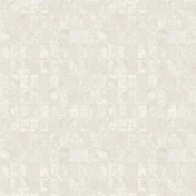 Metallic FX Geometric Tile 33' L x 21" W Wallpaper Roll — Beige