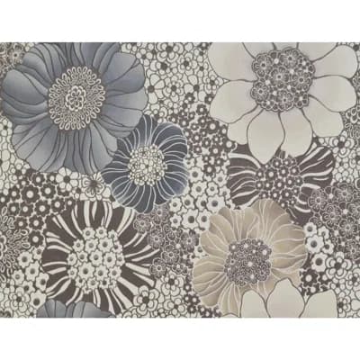 Missoni 4 Floral Non-Pasted Matte Wallpaper Double Roll — Cream,Taupe