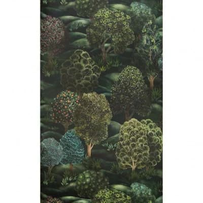 Non-Pasted Matte Wallpaper Roll — Forest Green