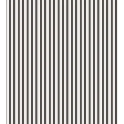 Estelle Striped Matte Wallpaper Roll — Gray