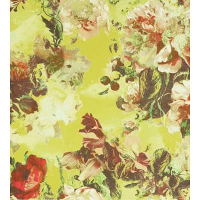 Les Papiers Floral Vinyl Non-Pasted Matte Wallpaper Double Roll — Pollen