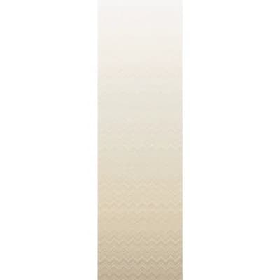 Iconic Shades Chevron Non-Pasted Matte Wallpaper Double Roll by Missoni — Cream