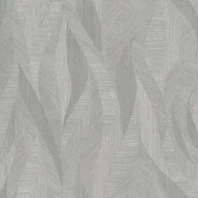 Air Collection Flame Effect Textured Wallpaper Roll — Gray