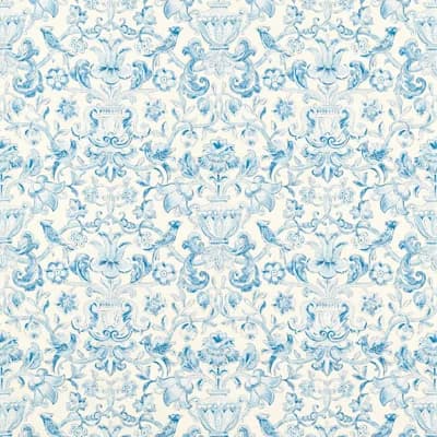 Pompadour Wallpaper — Indigo