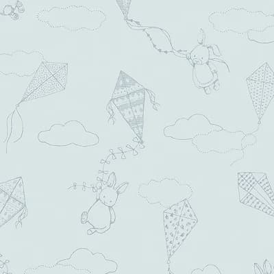 Boråstapeter Up & Away Wallpaper — Light Blue