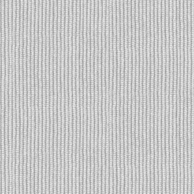 Flora Collection Rope Weave Wallpaper Roll — Silver