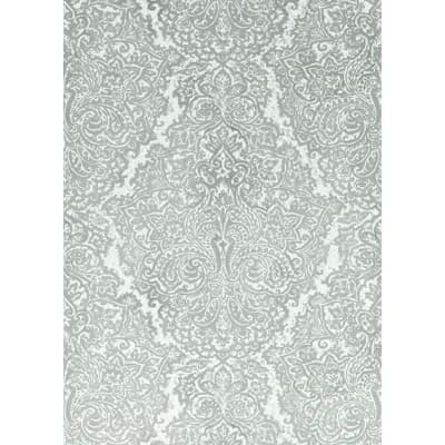 Aurelia Wallpaper — French Gray,Silver