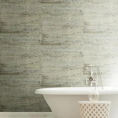 Urban Retreat 24' x 36" Grasscloth Wallpaper — Tan