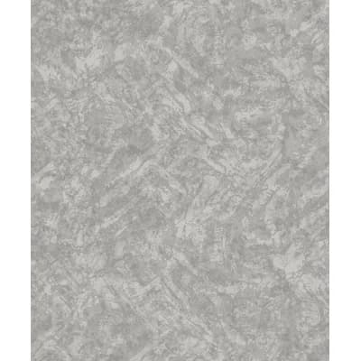 Asero Non-Pasted Metallic Wallpaper Roll — Gray