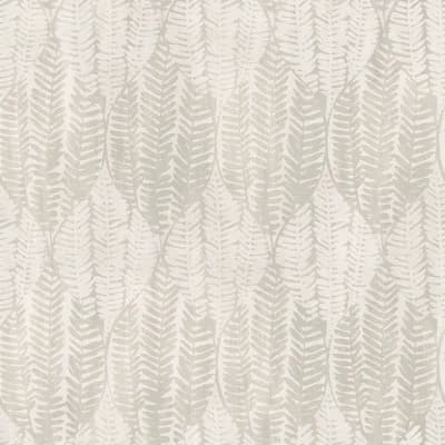 Bazaar Metallic Wasabi Leaves Design 33' L x 21" W Wallpaper Roll — Taupe