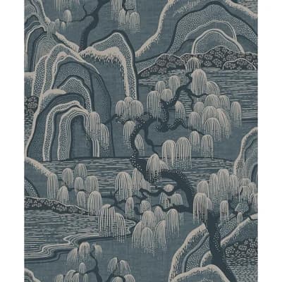 Boråstapeter Indigo Garden Wallpaper — Blue