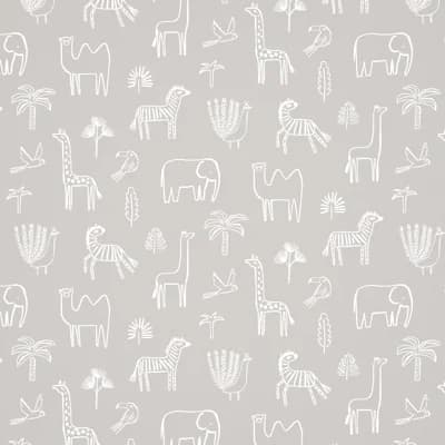 Funky Jungle Wallpaper — Stone