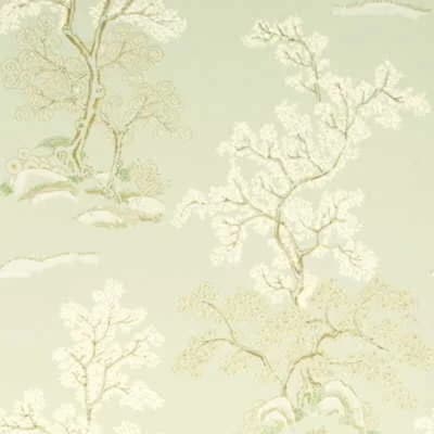 Emperors Garden Wallpaper Roll — Pale Aqua