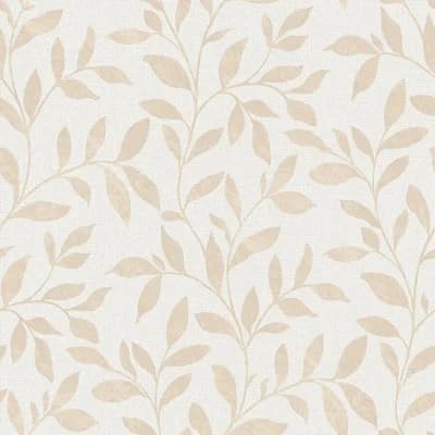 Utopia Collection Loose Leaf Wallpaper Roll — Beige