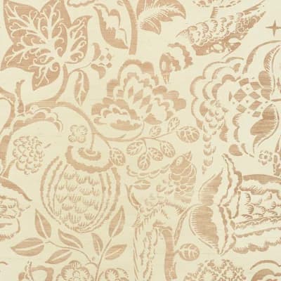 Uccello Sisal Wallpaper — Blush