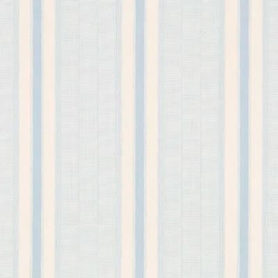 Schumacher x A Rum Fellow Ipala Stripe Vinyl Wallpaper — Sky