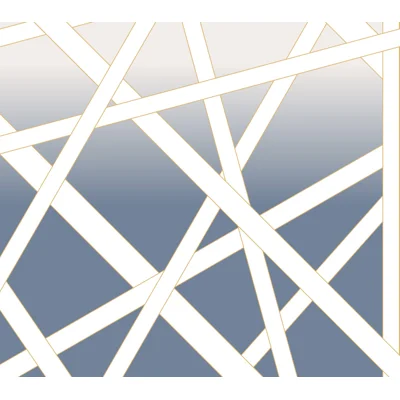 Nastri Shade Wall Mural — Blue
