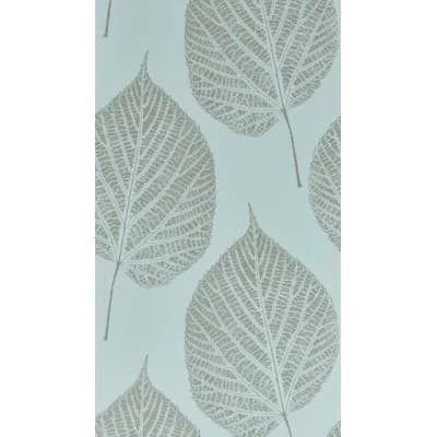 Leaf Wallpaper — Sky,Silver
