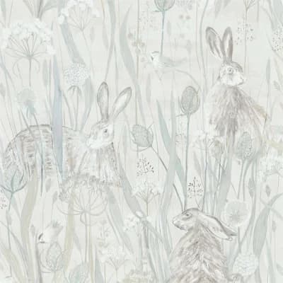 Dune Hares Wallpaper — Mist,Pebble