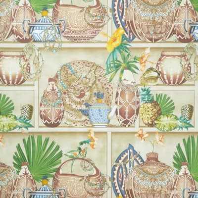 Majorelle Maizan 48' L x 53.54" W Wallpaper Roll — Seaglass