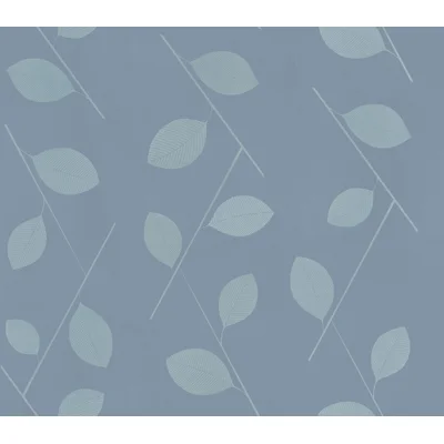Zig-Zag 33' L x 20.5" W Wallpaper Roll — Blue