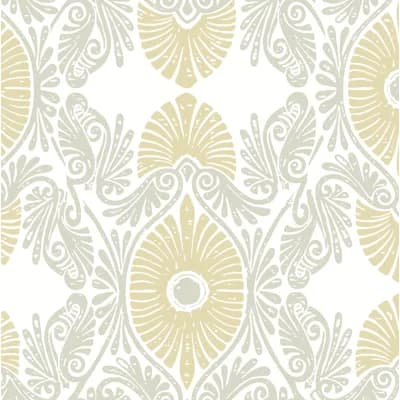 Giry Non-Pasted Wallpaper Roll — Yellow