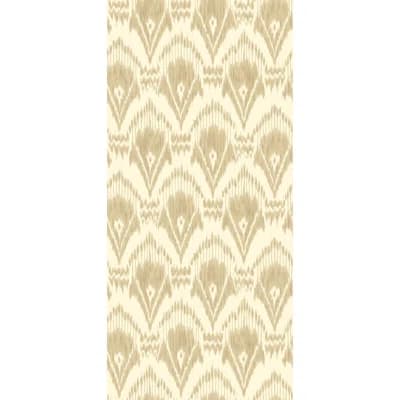 Originals Zaraband Ikat Non-Woven Wallpaper Roll — Parchment