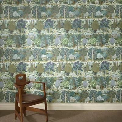 UTOPIA Wallpaper - Spring 9'10" - full height wallpaper — Spring