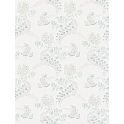 Hartford Paisley Non-Pasted Wallpaper Roll — Ecru