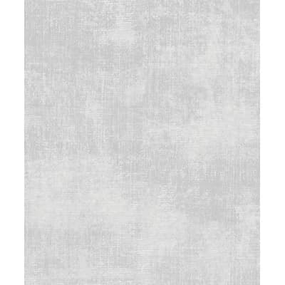 Atmosphere Metallic Linen Effect 33' L x 21" W Wallpaper Roll — Gray