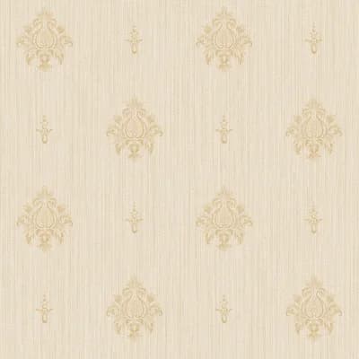 Palazzo 2 Collection Italian Motif Wallpaper Roll — Beige