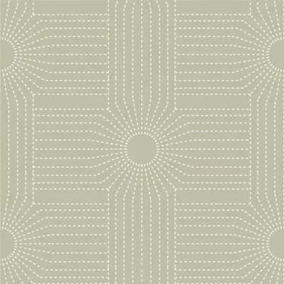 CoEd Wacker 10' L x 25" W Wallpaper Tile — Quartz White