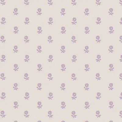 Daisy 33' L x 21" W Wallpaper Roll — Lavender Purple