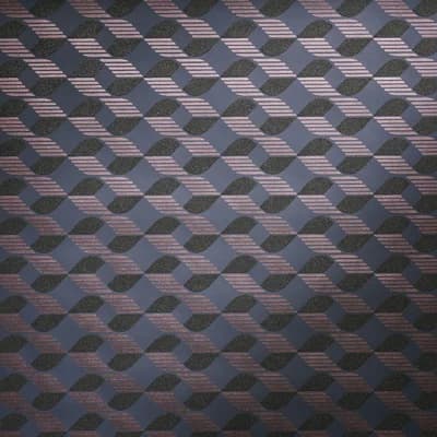 Universe Venus Glass Stone Geometric Wave Wallpaper Roll — Blue