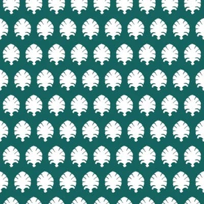 Stamp Geometric Wallpaper Roll — Azul