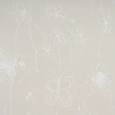 Schumacher x Hera Ford Come Back As A Flower Wallpaper — Light Neutral