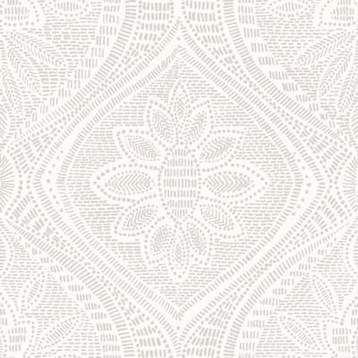 Floral Non-Pasted Wallpaper Double Roll — Purple