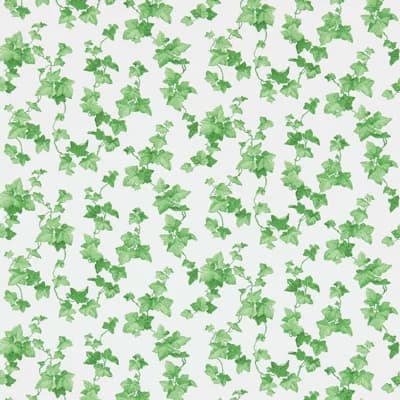 Hedera Wallpaper — Green,White