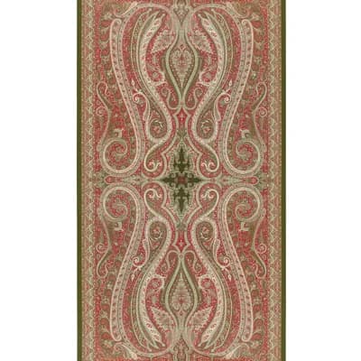 Pasha Paisley Wallpaper — Pomegranate