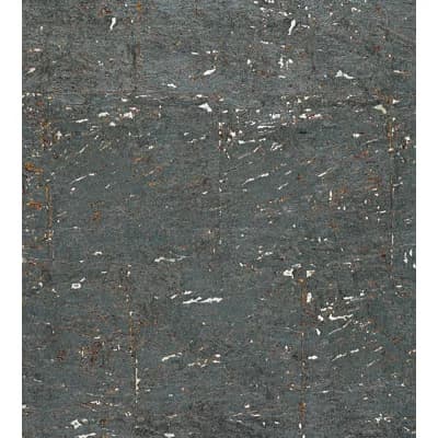 Natural Textures Abstract Non-Pasted Metallic Wallpaper Roll — Bluestone