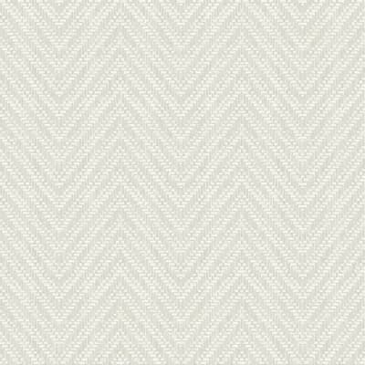 Chevron Non-Pasted Wallpaper Double Roll — Silver