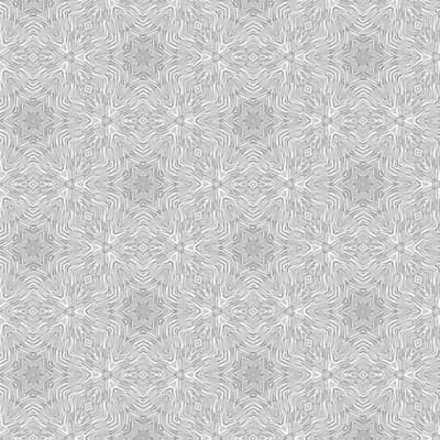 Abra Deep Star 10' L x 24" W Wallpaper Roll — White;Gray